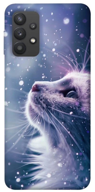 Чехол на Samsung Galaxy A32 (A325F) 4G Snow cat фото 1 из 1