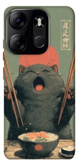 Чохол на Tecno Spark Go 2023 Hungry Cat фото 1 з 1