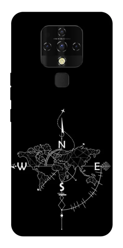 Чохол на TECNO Camon 16 SE Travel Map фото 1 з 1