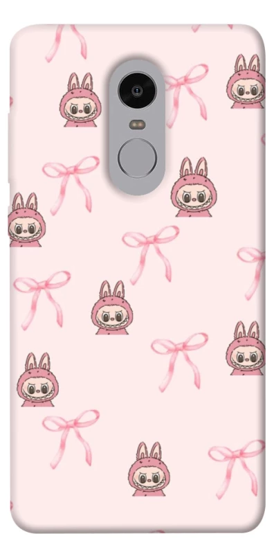 Чехол на Xiaomi Redmi Note 4X / Note 4 (Snapdragon) Pink bows and Labubus фото 1 из 1