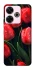 Чехол на Xiaomi Redmi 13 4G Красные тюльпаны фото 1 из 1