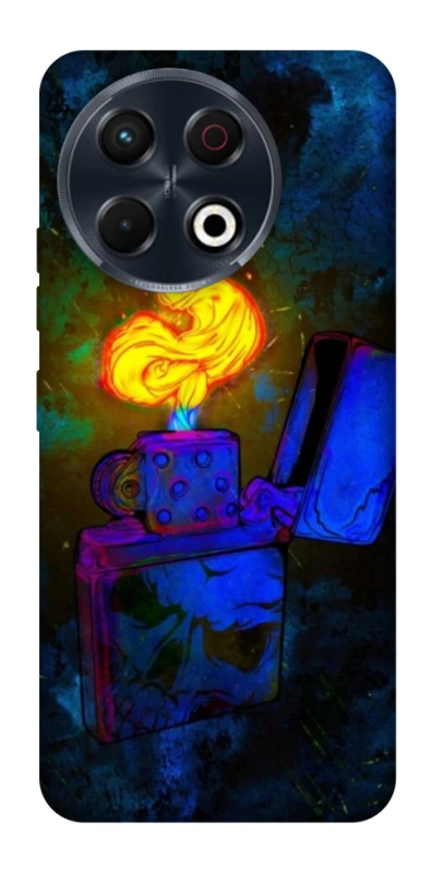 Чехол на TECNO Spark 30 Pro (KL7) Зажигалка фото 1 из 1