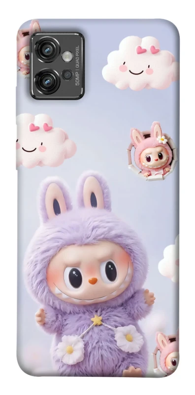 Чохол на Motorola Moto G32 Labubu & clouds фото 1 з 1
