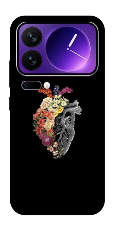 Чохол на Xiaomi 17 Pro Max Heart with flowers фото 1 з 1