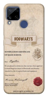 Чехол на Realme C15 The Hogwarts acceptance letter фото 1 из 1