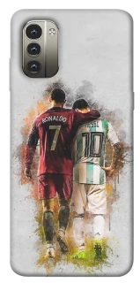 Чехол на Nokia G11 Ronaldo и Messi фото 1 из 1