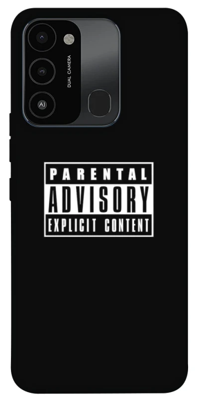 Чохол на TECNO Spark 8C Parental Advisory Label фото 1 з 1