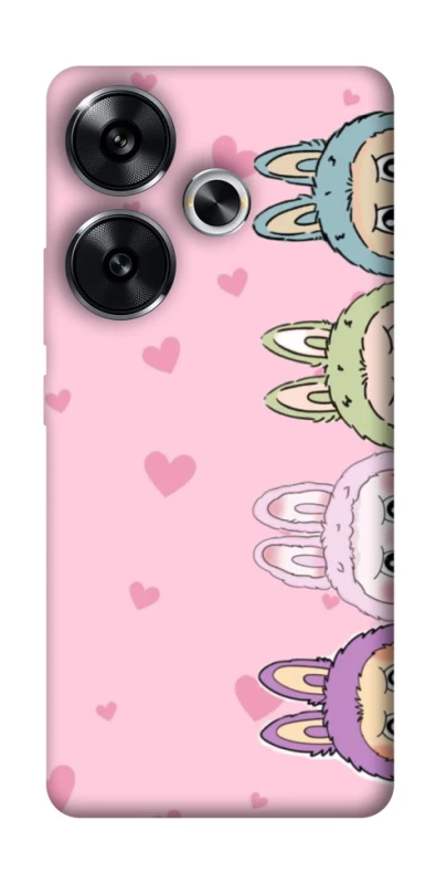 Чохол на Xiaomi Poco F6 All Labubu 4 фото 1 з 1