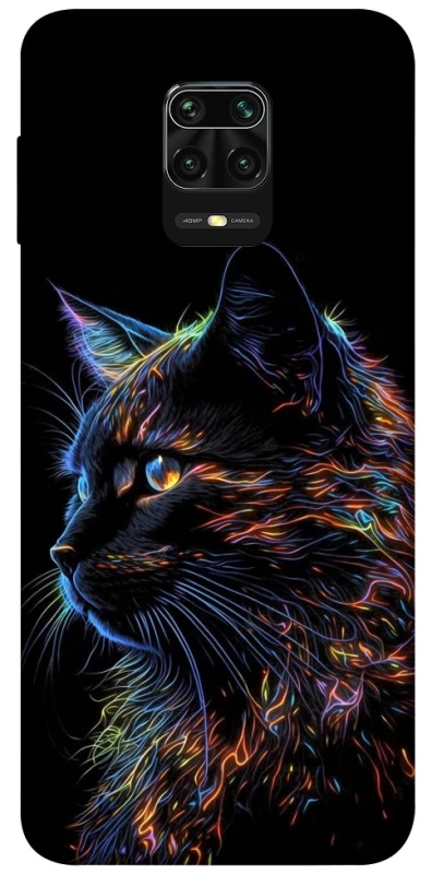Чохол на Xiaomi Redmi Note 9s / Note 9 Pro / Note 9 Pro Max Чорний кіт фото 1 з 1