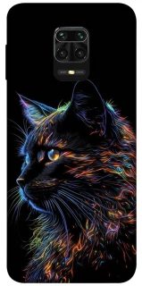 Чохол на Xiaomi Redmi Note 9s / Note 9 Pro / Note 9 Pro Max Чорний кіт фото 1 з 1