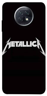 Чехол на Xiaomi Redmi Note 9 5G / Note 9T Metallica logo фото 1 Чехол на Xiaomi Redmi Note 9 5G / Note 9T Metallica logo фото 1 из 1