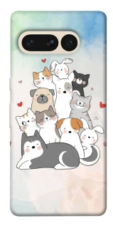 Чохол на Google Pixel 7 Pro Funny Pets ver.2 фото 1 з 1