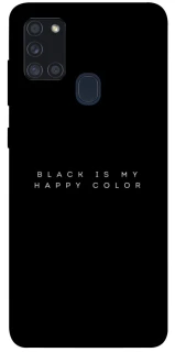 Чохол на Samsung Galaxy A21s Black color фото 1 з 1
