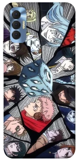 Чехол на TECNO Spark 8P jujutsu kaisen v4 фото 1 из 1