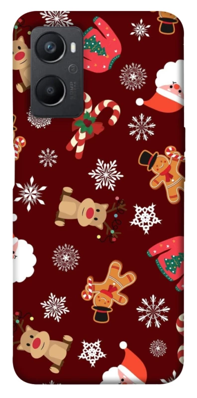 Чехол на Oppo A96 Новогодний v6 фото 1 из 1