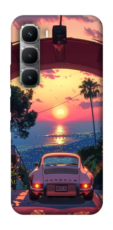 Чохол на Infinix Hot 60 Pro Porsche at sunset фото 1 з 1