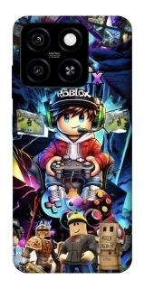 Чехол на ZTE Blade A55 4G Roblox collage ver.4 фото 1 из 1