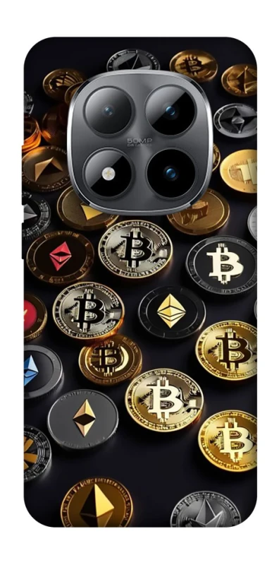 Чехол на Xiaomi Redmi Note 15 Pro 5G Many coins фото 1 из 1