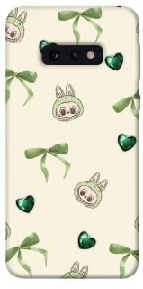 Чохол на Samsung Galaxy S10e Labubu Green Heart фото 1 з 1