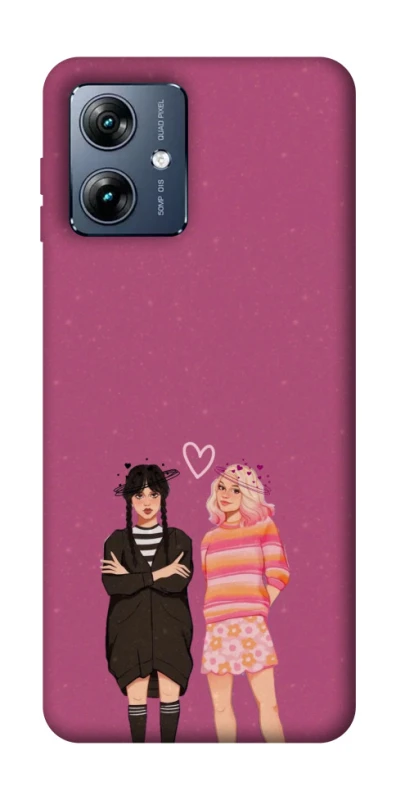 Чохол на Motorola Moto G54 Power Raven & Rainbow Wednesday фото 1 з 1