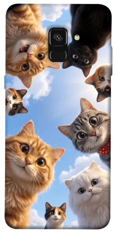 Чохол на Samsung A530 Galaxy A8 (2018) Cats фото 1 з 1