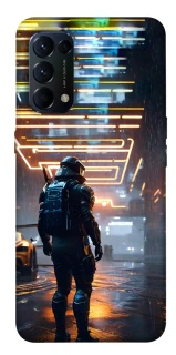 Чехол на Oppo Reno 5 4G Cyber character фото 1 из 1