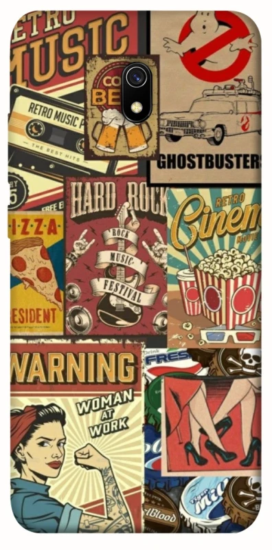 Чохол на Xiaomi Redmi 8a Retro collage ver.2 фото 1 з 1