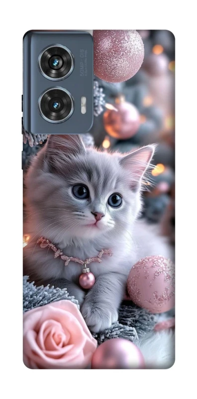 Чохол на Motorola Edge 50 Christmas Kitty фото 1 з 1