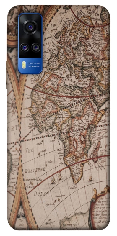 Чехол на Vivo Y51a Карта путешествий фото 1 из 1