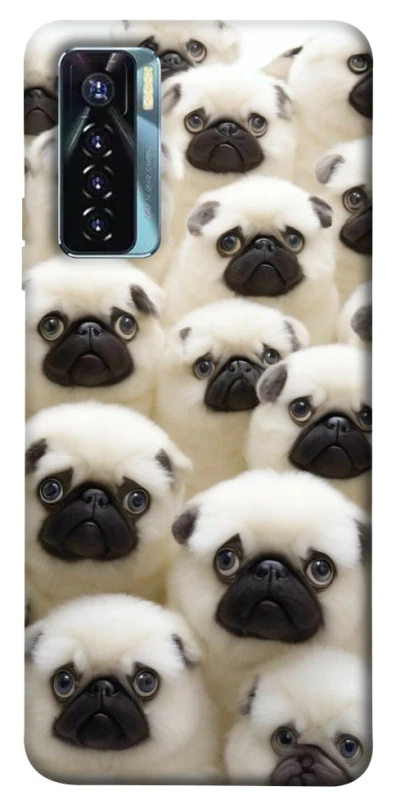 Чехол на TECNO Camon 17 Pro Doggy Pug Love фото 1 из 1