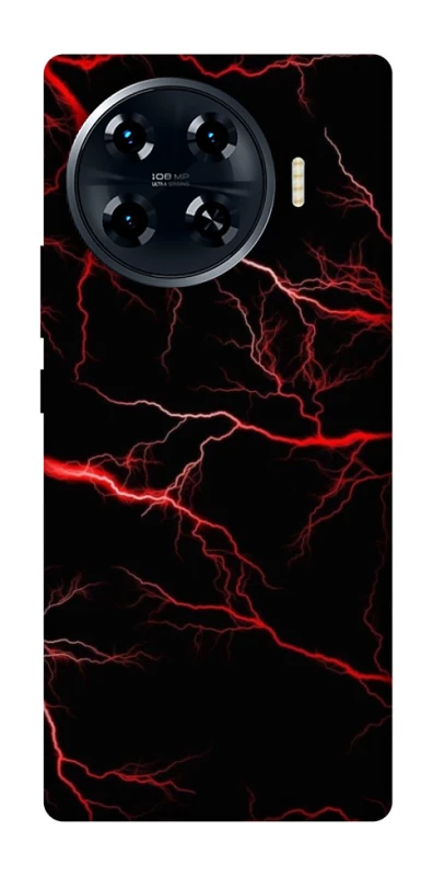 Чехол на TECNO Spark 20 Pro+ Красная молния фото 1 из 1