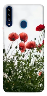 Чохол на Samsung Galaxy A20s Поле маків фото 1 з 1