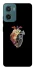 Чехол на Motorola Moto G06 Heart with flowers фото 1 из 1