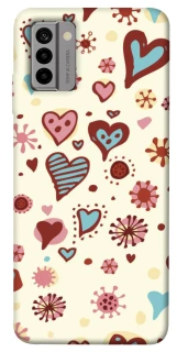 Чехол на Nokia G22 Pretty hearts фото 1 из 1
