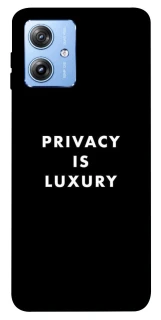 Чохол на Motorola Moto G84 Privacy is luxury фото 1 з 1