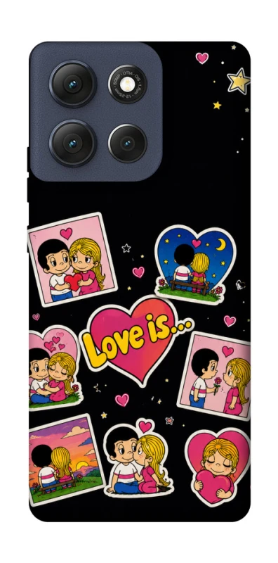 Чохол на Motorola Moto G86 Love is фото 1 з 1