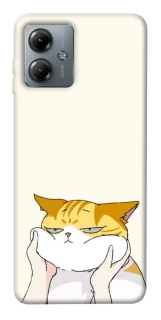 Чехол на Motorola Moto G14 Cat bun фото 1 из 1
