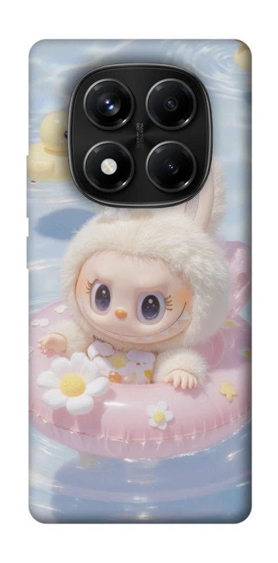 Чохол на Xiaomi Redmi Note 14 Pro 4G Labubu swimming фото 1 з 1