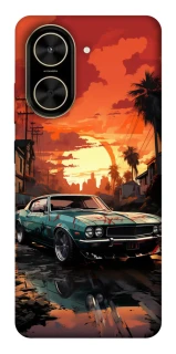 Чехол на Xiaomi Poco C71 Car at sunset фото 1 из 1