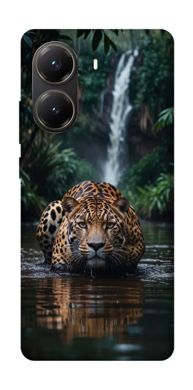 Чохол на Xiaomi Poco X6 Pro Leopard in water фото 1 з 1