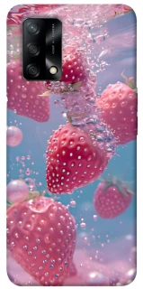 Чехол на Oppo A74 4G Клубника в воде фото 1 из 1