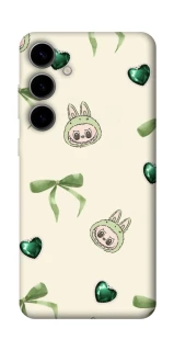 Чохол на Samsung Galaxy S25 Labubu Green Heart фото 1 з 1