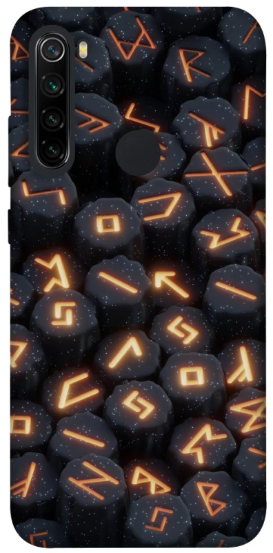 Чехол на Xiaomi Redmi Note 8 Огненые руны фото 1 из 1