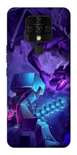 Чехол на TECNO Camon 16 SE Minecraft dragon фото 1 из 1