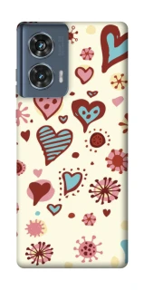 Чохол на Motorola Edge 50 Pretty hearts фото 1 з 1