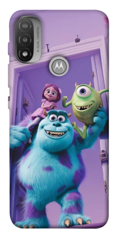 Чохол на Motorola Moto E20 Monsters friends фото 1 з 1