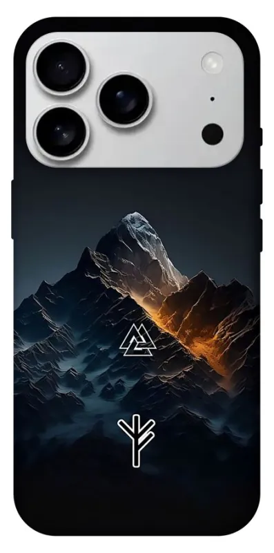 Чехол на Apple iPhone 18 Pro Max Руны в горах фото 1 из 2