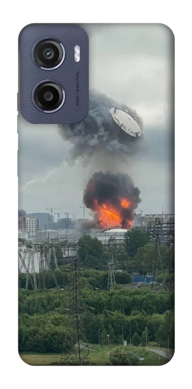 Чохол на Motorola Moto G05 Moscow never sleeps ver.4 фото 1 з 1