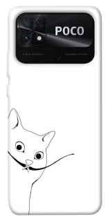 Чохол на Xiaomi Poco C40 Кіт Дали фото 1 з 1