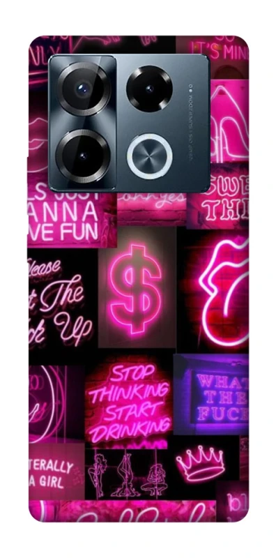 Чехол на Infinix Note 40 Pro 4G Hot collage ver.9 фото 1 из 1